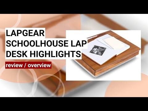 Review: LAPGEAR Schoolhouse Lap Desk - Perfect Blend of Style and Function!