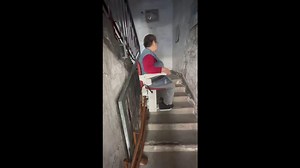 Pensioner test drives new stair lift causing her to request speed upgrade