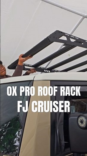 Installing Bison Gear’s Ox Pro Roof Rack on my FJ Cruiser! #toyotafjcruiser #fjcruiser #fj #toyota