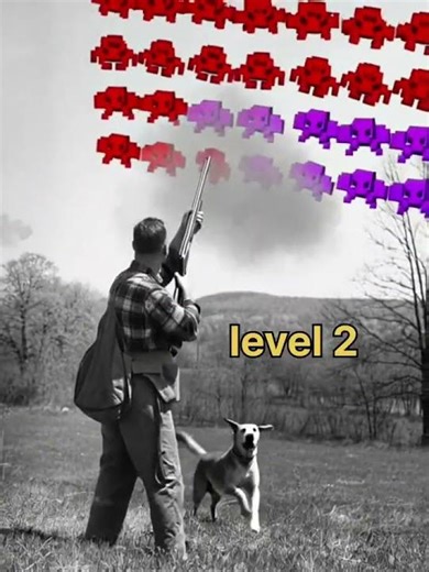 Space Invaders level 1&2