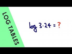 Logs in Tables - Maths for A Level Physics