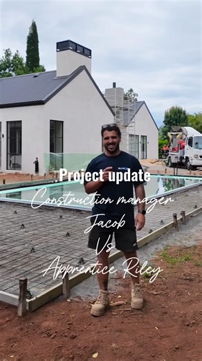 Billabong Pool Co. | Who did it better - the apprentice or the construction manager? 😏 Riley’s my daily dose of joy, (seriously, the kid cracks me up), but... | Instagram