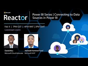 Power BI Series | Connecting to Data Sources in Power BI