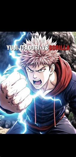 When Cursed Energy Meets Primal Rage 😤 #jujutsukaisen #yujiitadori