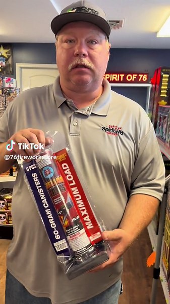 🙀5” Hellcat Cans🙀#76fireworkstore #como #loud #fireworks #celebrate #5” #hellcat #cans #usa #viral #reels__tiktok #skybacon