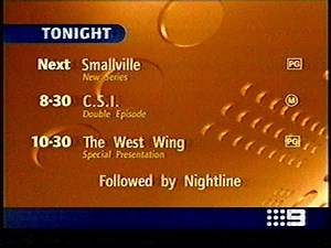 Channel Nine - Promo and Presentation Montage (30.7.2002)
