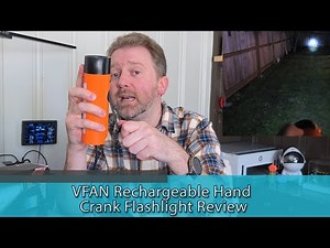 VFAN Rechargeable Hand Crank Flashlight Review – The Best Emergency Light?