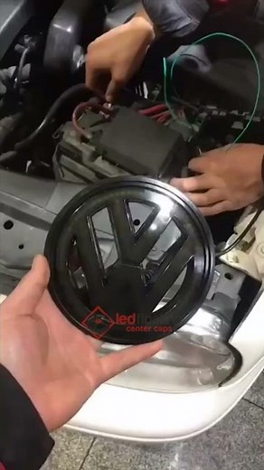 Dynamic Volkswagen Logo LED Emblem