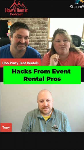 Event & tent rental owners, don’t miss How I Rent It! Expert advice to boost bookings, profits, & efficiency. Subscribe now on Spotify, Apple Podcasts, YouTube, or Amazon Music for insights from top rental pros! https://bit.ly/howirentit | American Tent | Facebook