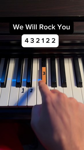 Keys Tutorials on Instagram: "We Will Rock You 落 #rock #piano #tutorial #trythis #pianotutorial #queen"