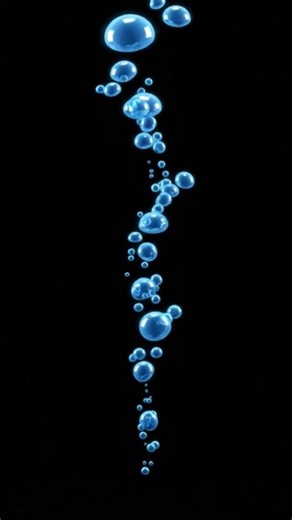 Blue Hydrogen Bubbles – Clean Energy Loop Animation