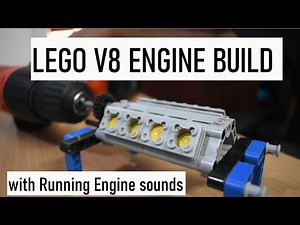 Lego V8 Engine Build Tutorial | Turbo Mechanic | Dodge Challenger R/T