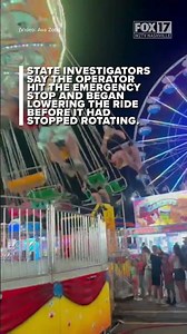 State fair ride INCIDENT: State investigation alleges operator is at fault
