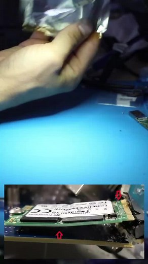this solid state drive was fractured in several spots and had a bunch of SMT components missing. After a quick attempt to revive the original SSD by swapping missing caps over from a donor and testing it on PC3000 we've decided that the best route to get full access to the data would be by swapping patient's NAND chips into a donor board. #datarecovery