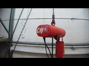 CM LODESTAR MODEL L2 Electric CHAIN HOIST 1/2 TON 10' LIFT 2 speed