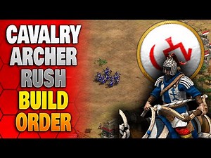 AOE2 Tatars Build Order - 23+2 Fast Castle into Cav Archers