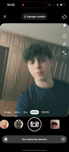 Filtros de cámara vintage en TikTok