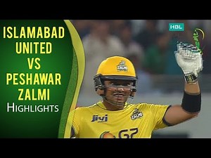 PSL 2017 Match 1: Islamabad United v Peshawar Zalmi Highlights