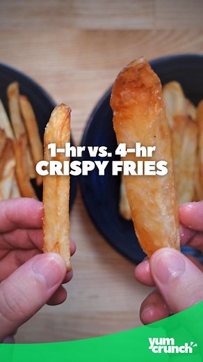 2M views · 38K reactions | 1-hr vs. 4-hr crispy French Fries These...