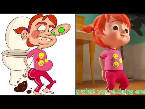 Cocomelon potty training but funny version 🤣 cocomelon 🚽 Silly Bathroom Time