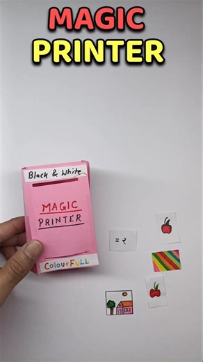Magic Printer😃 || How to make magic printer || #magic #shorts