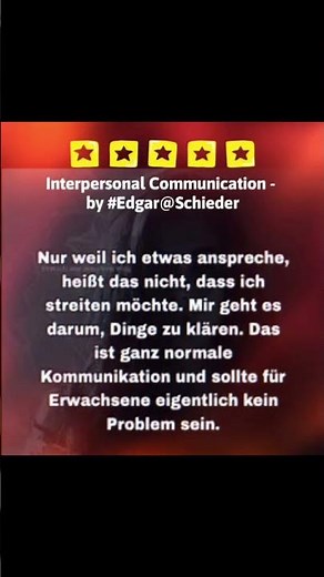 Interpersonal Communication - by #Edgar@Schieder