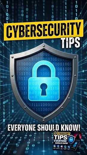 10 Cybersecurity tips everyone should known #technology #cybersecurity #shorts
