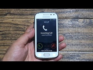 Samsung Galaxy Ace 2 incoming call