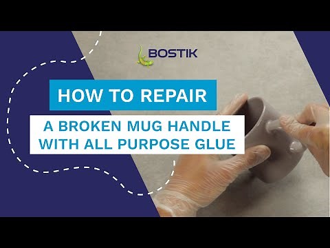 How to repair a broken mug handle with all purpose glue | Bostik UK