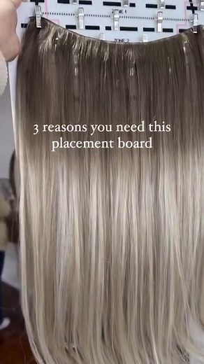 Visualization is KEY! 🔑 Level up your extensions game with a MOB Placement Board! By MOB Educator @emilyannelle.hair As an extension artist, we need to stay ORGANIZED. Not just where our clips and tools.. BUT exactly where we choose to lay the panels of hair for a client. This placement board has been a total game changer for me not only to come up with the perfect placement plan but I can easily customize and visually see what I’m going to be putting into my clients finish look! If you have be