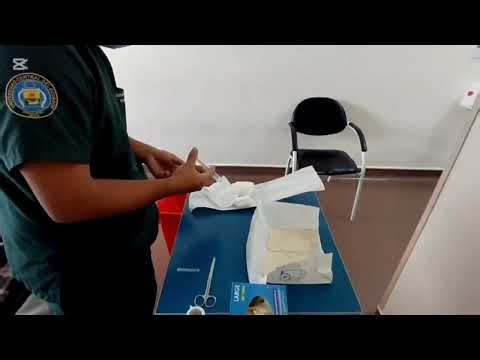 Limpieza de herida quirúrgica