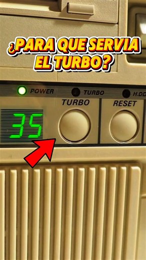 What was the TURBO button actually for? 🤫🚀 #pc #cellphone