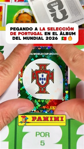 Getting the Portugal national team in the 2026 World Cup sticker album 🇵🇹🔥