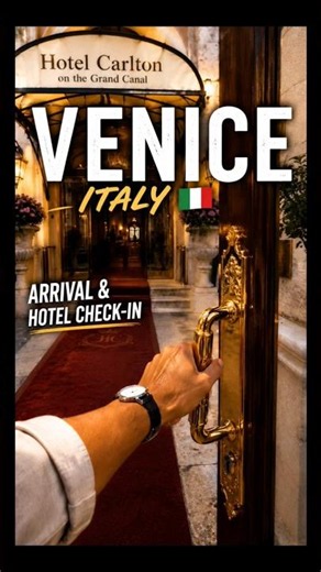 POV: Checking into a Venice Canal Hotel 🇮🇹