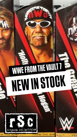 2.1K views · 139 reactions | NEW IN STOCK: @Mattel @WWE From The Vault Series 7 Ringside Exclusives NWO LINE-UP! 落 Featuring Hulk Hogan, Syxx, Disciple & Great Muta Shop Now ➡️ Ringsid.ec/RSCVault7 #RingsideCollectibles #WrestlingFigures #Mattel #WWE #WWEEliteSquad #WWERaw #SmackDown #RingsideExclusive #NWO #NWOWolfpac #HulkHogan #Syxx #Disciple #GreatMuta | Ringside Collectibles WrestlingFigures.com | Facebook
