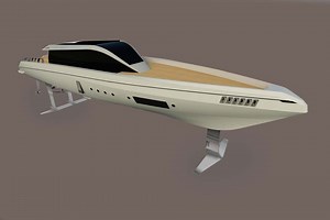 The birth of The Hyperyacht - Hydrofoil Superyacht