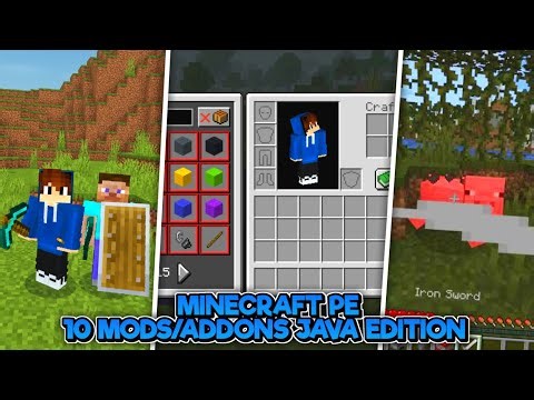 Top 10 Mods/Addons Java Edition | Addon Yang Akan Mengubah MCPE Menjadi Minecraft Java Edition!