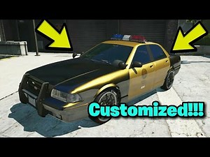 How To Customize A Cop Car In GTA 5