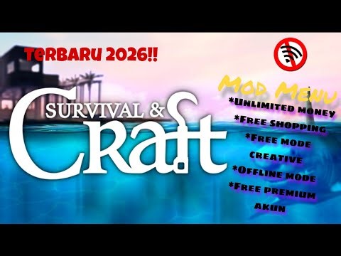 Craft on the ocean -Mod menu- terbaru 2026!! Unlock all skin- Unlimited money- Free Shopping