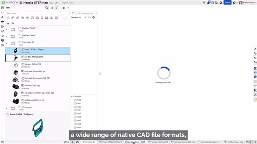 ✅ Onshape supports a wide range of standard 3D and 2D formats. Learn what data is included and what can be done with each of these file formats ➡️ http://onshp.co/xq | Onshape by PTC