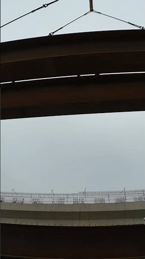 HS2 begins assembling Turweston green bridge deck #short