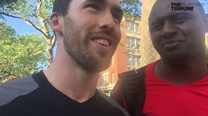 14K views · 43 reactions | Christian Fuchs caught up with Patrick Vieira on his walk through the NYC streets to the #NYShowdown. | The Players' Tribune | Facebook