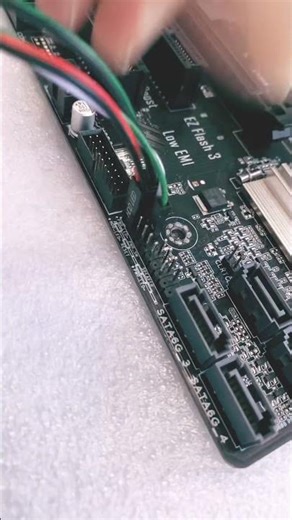 Wiring up mainboard #cable #mainboard