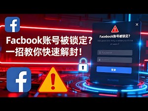 【🔥Facebook账户被锁定怎么办？】2025最新详细解封教学来啦！教你一步步解除账号封锁、恢复登录权限、防止再次被封！适合跨境电商、社媒运营者必看完整教程！