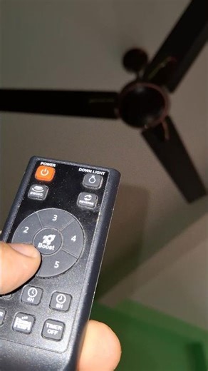 BLDC ceiling fan remote explained KÜhl Fan‼️ #fan #kipasangin #shorts