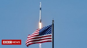 SpaceX launch: Nasa astronauts begin historic mission on private spaceship