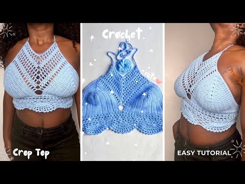 How to Crochet a Fan Stitch Top for All Sizes | Viral Pinterest Pattern | Easy Beginner Tutorial