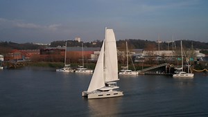 10K views · 192 reactions |  The launching of a boat is the beginning of its life on the water, but not the beginning of its story. Discover the genesis of the Lagoon 55. https://www.cata-lagoon.com/en/55  La mise à l’eau d’un bateau est le commencement de sa vie sur l’eau, mais pas le début de son histoire. Découvrez la genèse du Lagoon 55. https://www.cata-lagoon.com/fr/55 | Lagoon Catamarans | Facebook