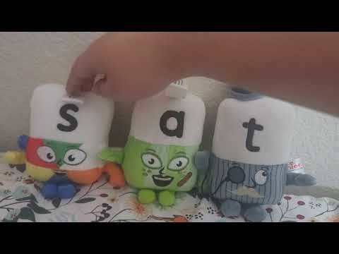 Alphablocks S, A, T are sitting down #alphablocks