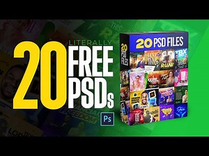 DOWNLOAD 20 Must-Have PSDs for Designers #freepsddownload #photoshop